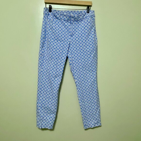 High-Waisted Pixie Skinny Ankle Pants, Tile Blue - Picture 1 of 4